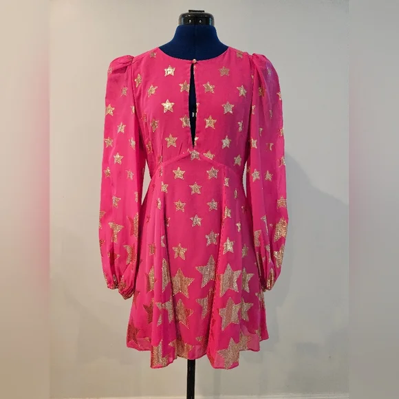 love shack fancy pink star dress LoveShackFancy Star dress